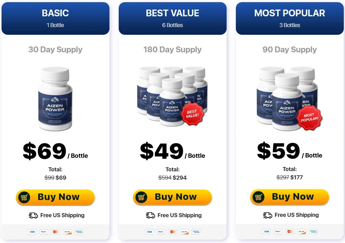 Aizen Power Official Website USA